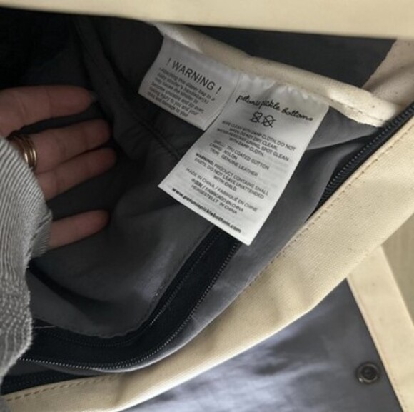 Petunia Pickle Bottom Boxy Backpack Diaper Bag, Sand/Black - Picture 8 of 8